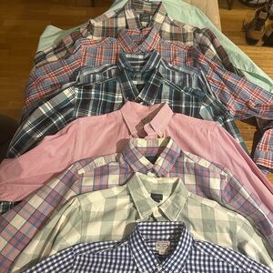 J Crew Men's Plaid and Checkered Shirt Collection